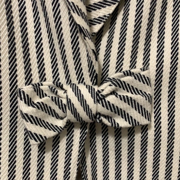 3/$88! Diane von Furstenburg cotton blazer (10) - Picture 4 of 8